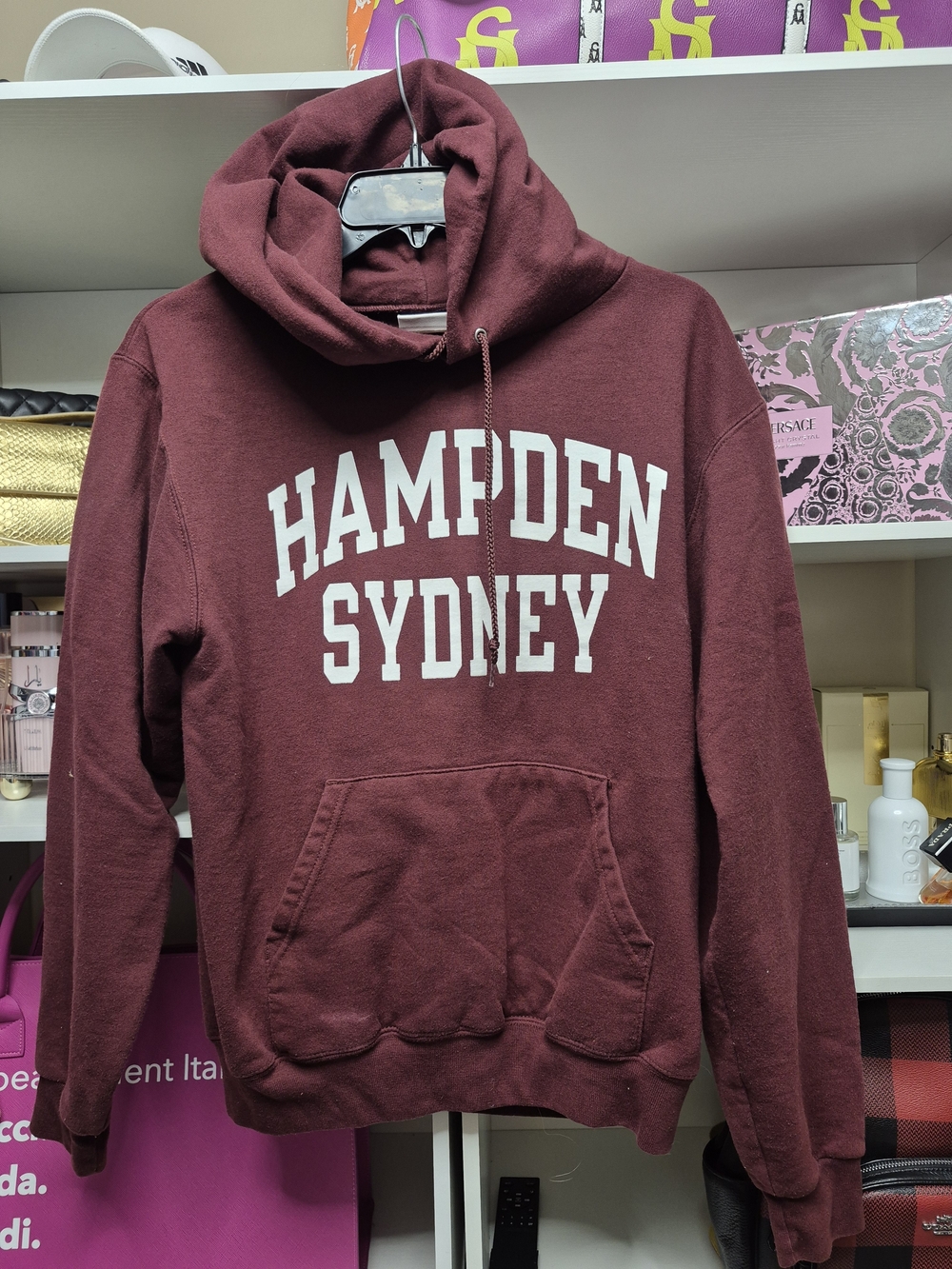 Champion Maroon Hampden Sydney Pullover Hoodie